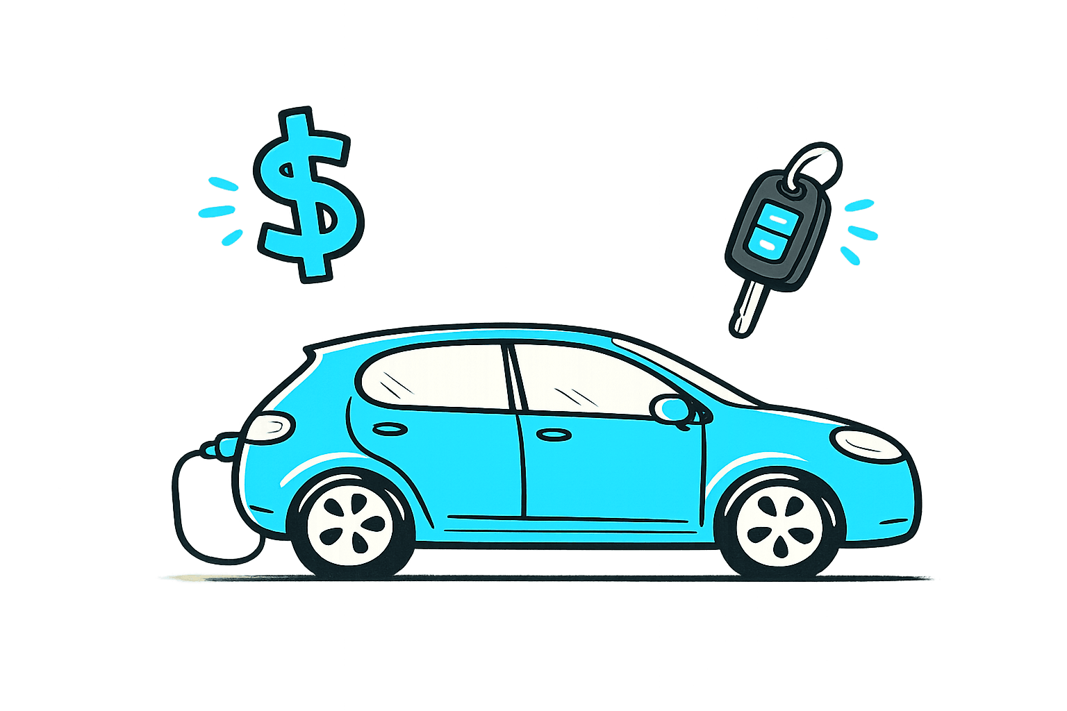 Novated leasing explainer hero illustration