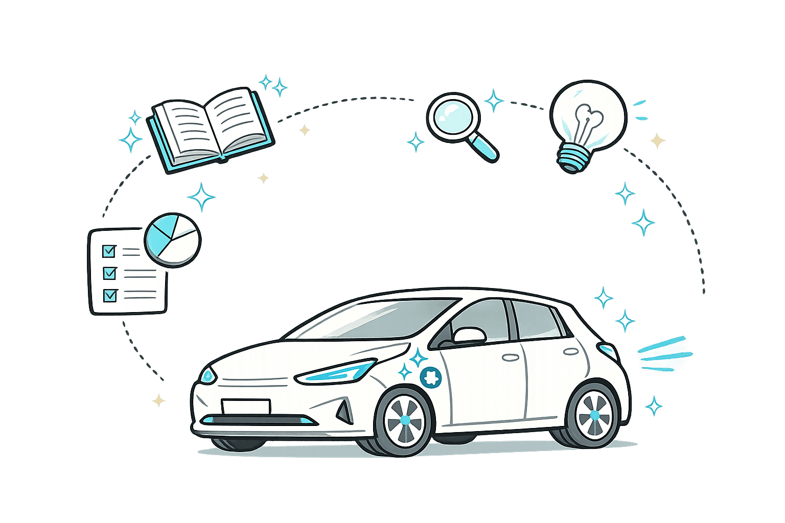 Understanding electric vehicles hero illustration